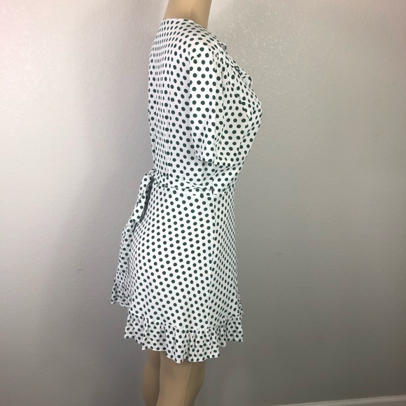 Privacy Please Polka Dot Wrap Dress - Picture 7 of 15